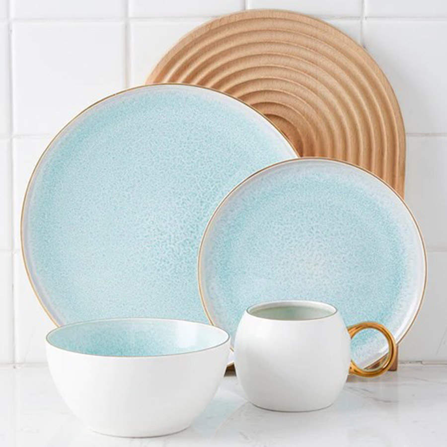 Josephine Mint Dinner Plate by Stone Lain-1