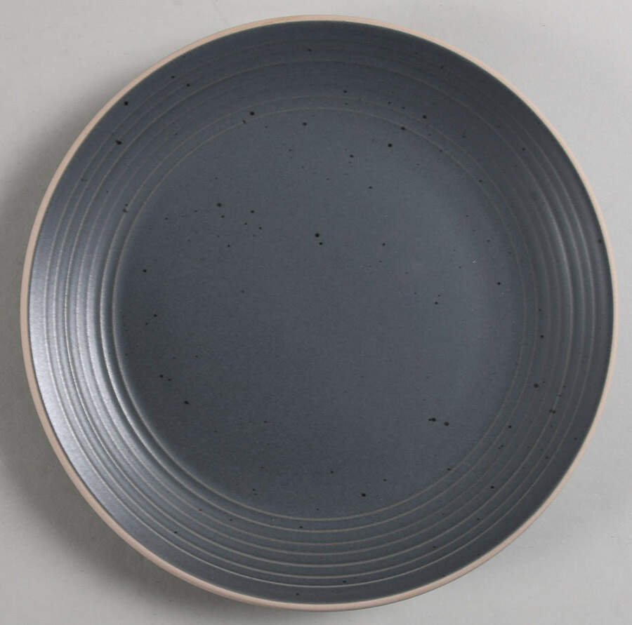 Lauren Charcoal Salad Plate by Stone Lain-1