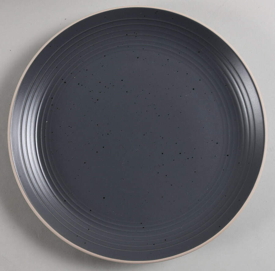 Lauren Charcoal Dinner Plate by Stone Lain-1