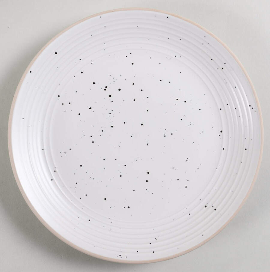 Lauren White Salad Plate by Stone Lain-1