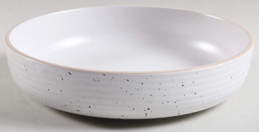 Lauren White 8" Individual Pasta Bowl by Stone Lain-1