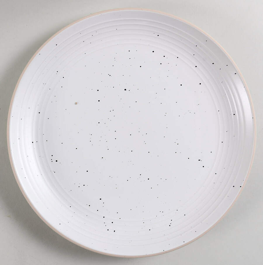 Lauren White Dinner Plate by Stone Lain-1