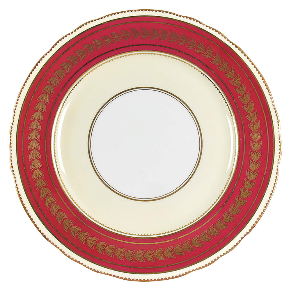 Dorchester Maroon (No Floral) Dinner Plate by John  Aynsley & Sons-1