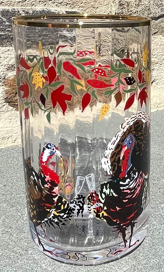 Autumn's Bounty 12 Oz Glassware Highball by Anthropologie-1
