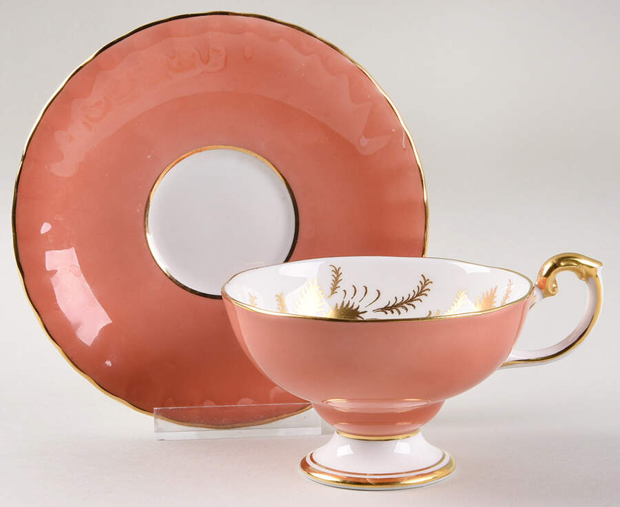 AYN317 Footed Cup & Saucer Set by John  Aynsley & Sons-1