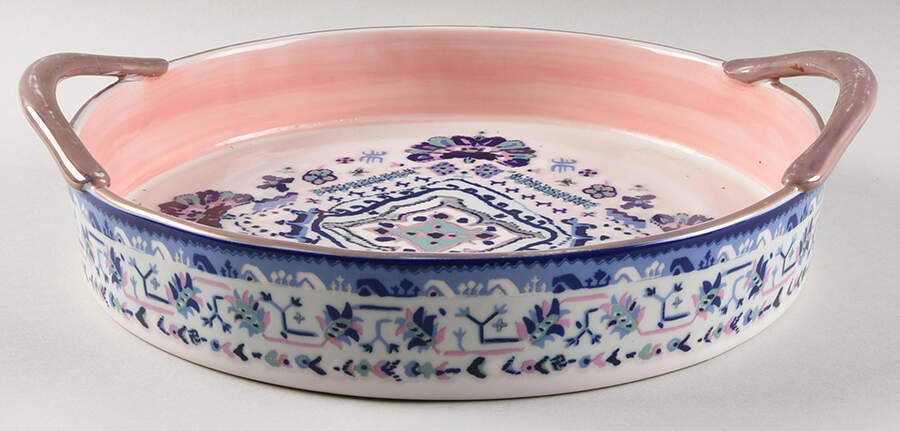 APG19 10" Handled Round Serving Bowl by Anthropologie-1