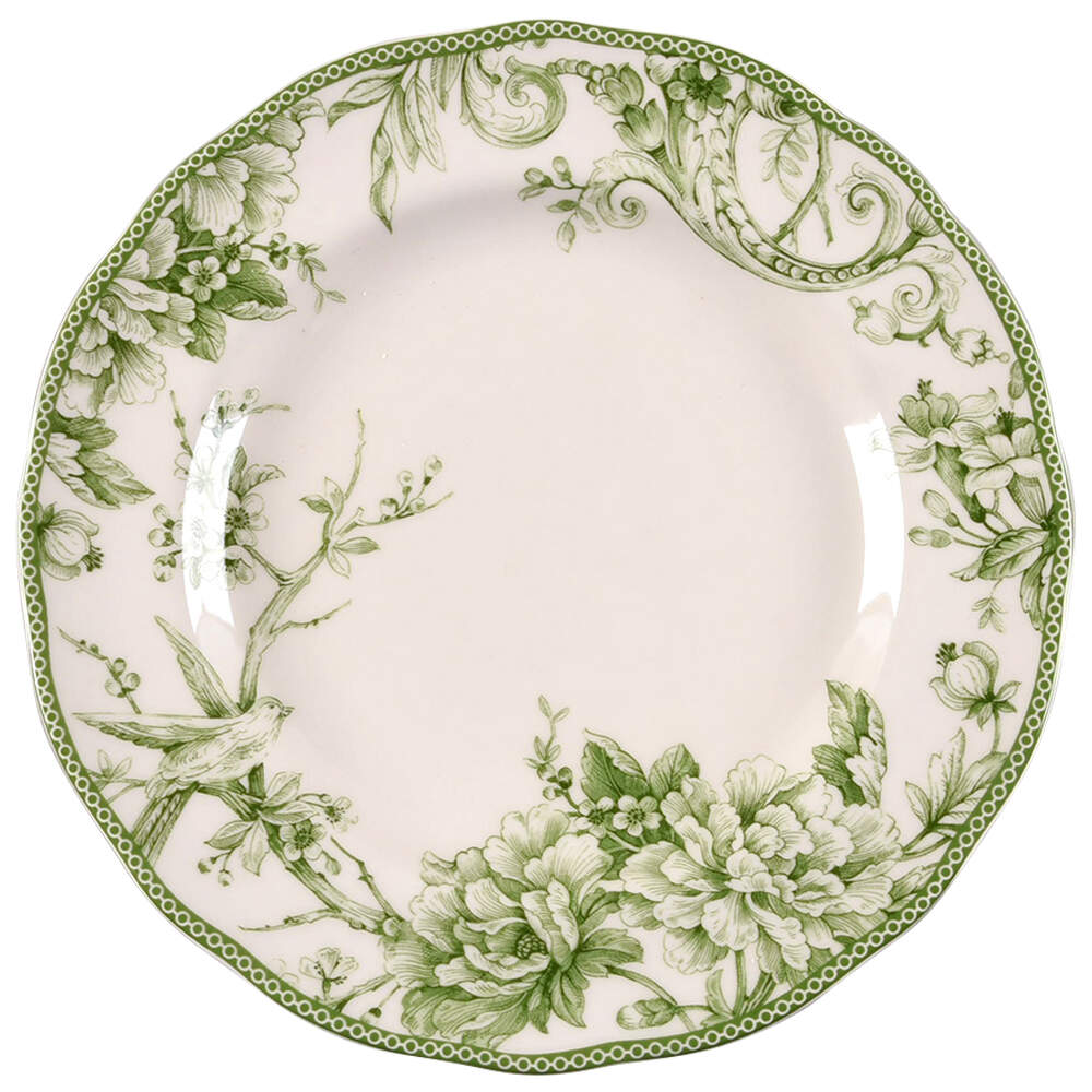 Adelaide Moss Green Dinner Plate by 222 Fifth (PTS)-1