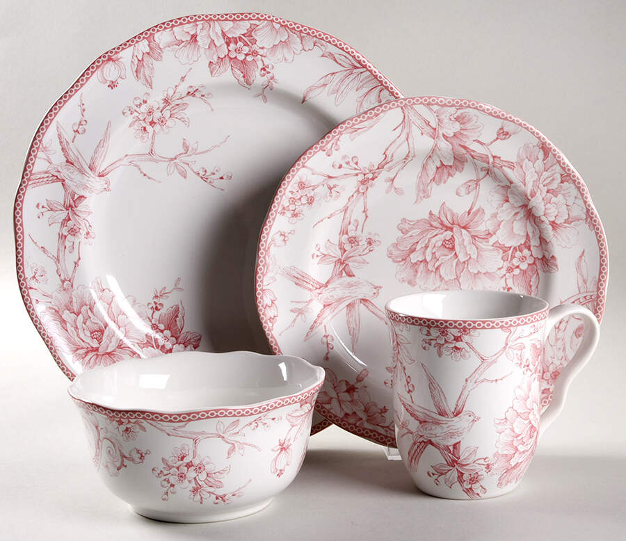Adelaide Blush 4 Piece Place Setting by 222 Fifth (PTS)-1