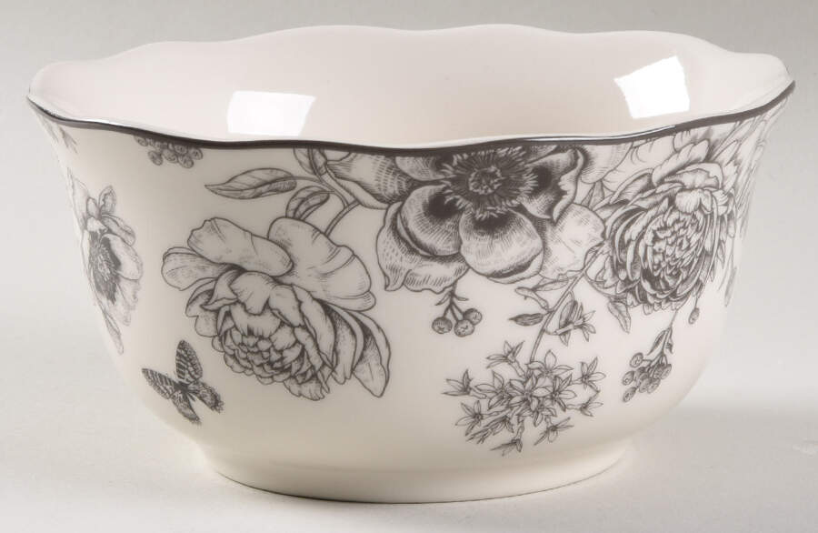 Dashney Grey Soup/Cereal Bowl by 222 Fifth (PTS)-1