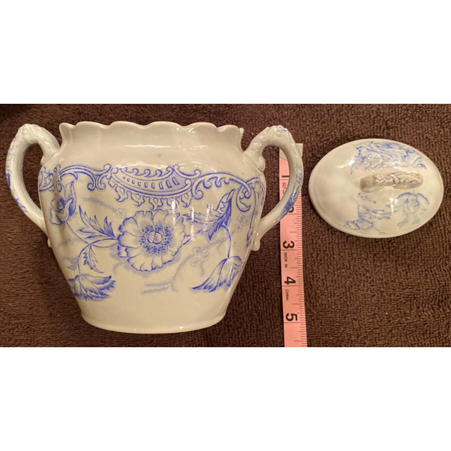Utopia Sugar Bowl & Lid by Henry Alcock-1