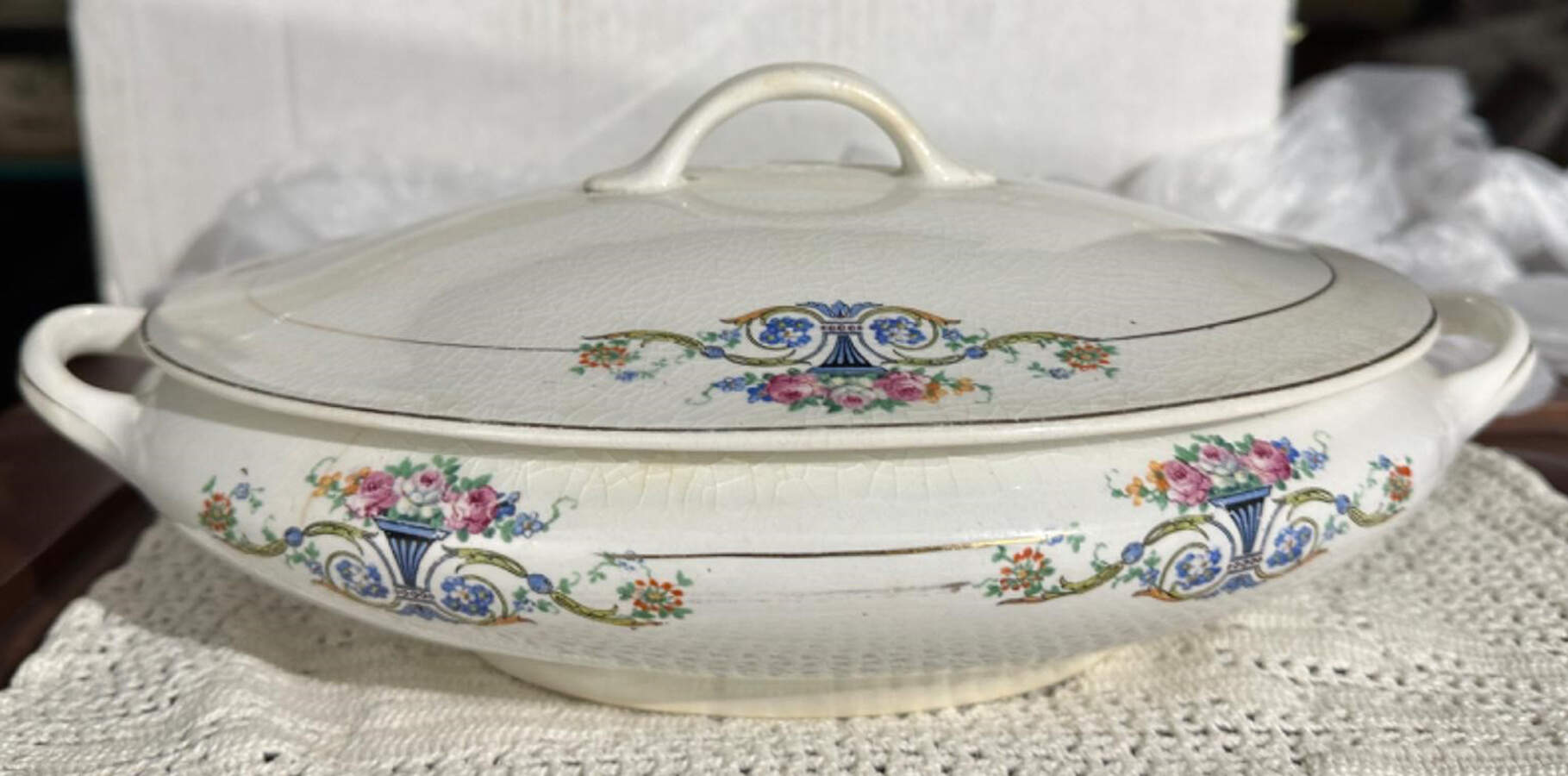 ALR13 Oval Covered Vegetable by Albright-1