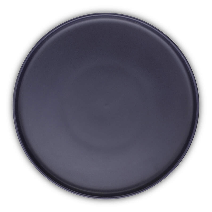 Cleo Dark Blue Dinner Plate by Stone Lain-1