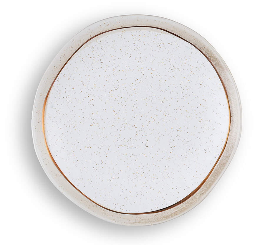 Clara White Salad Plate by Stone Lain-1