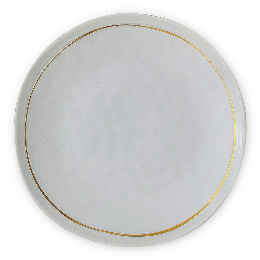 Clara Gray Dinner Plate by Stone Lain-1