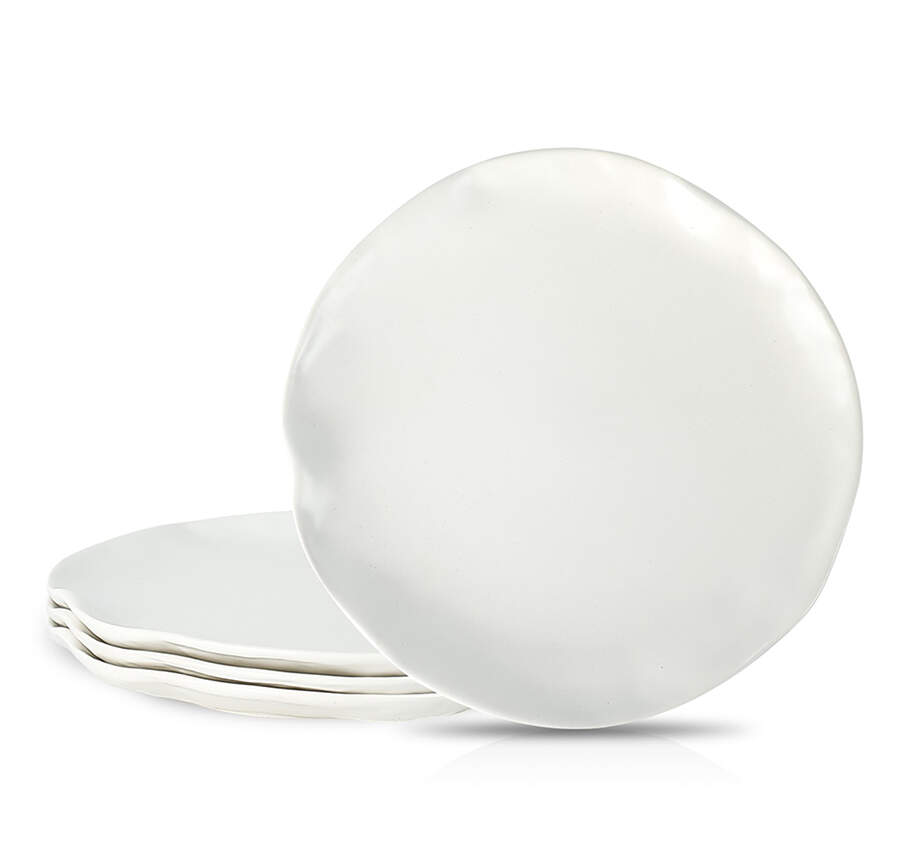 Atik White Salad Plate by Stone Lain-1