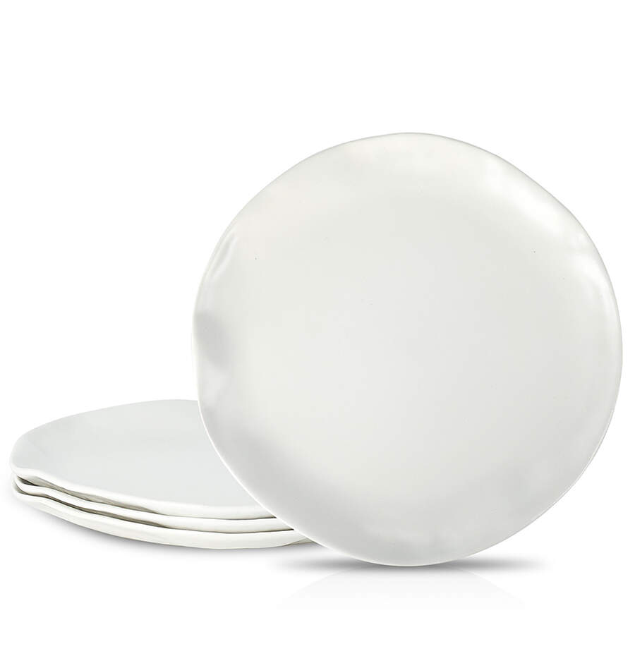 Atik White Dinner Plate by Stone Lain-1