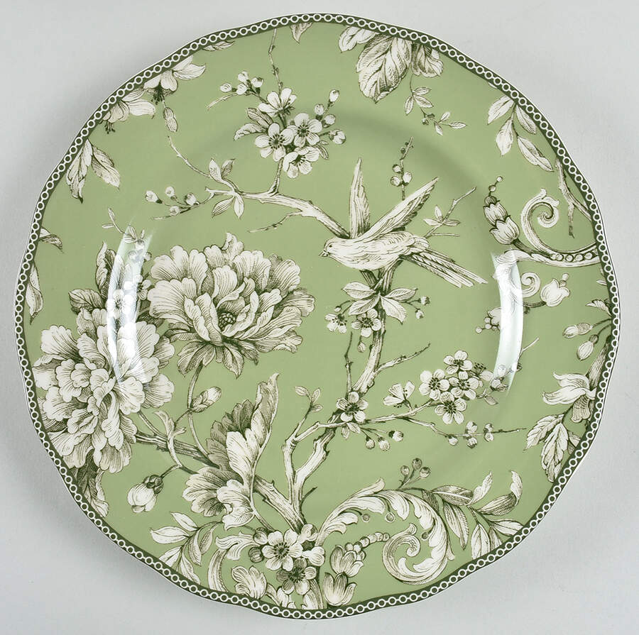 Adelaide Sage Dinner Plate by 222 Fifth (PTS)-1