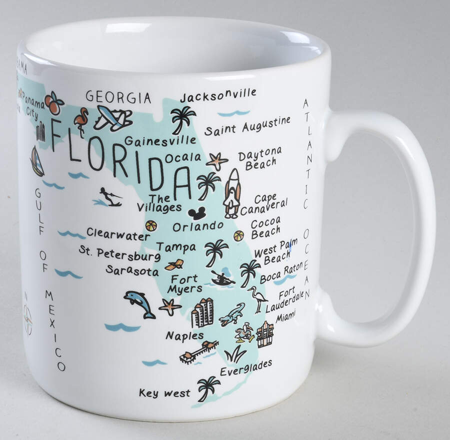 My Place (States) Large Mug by 222 Fifth (PTS)-1