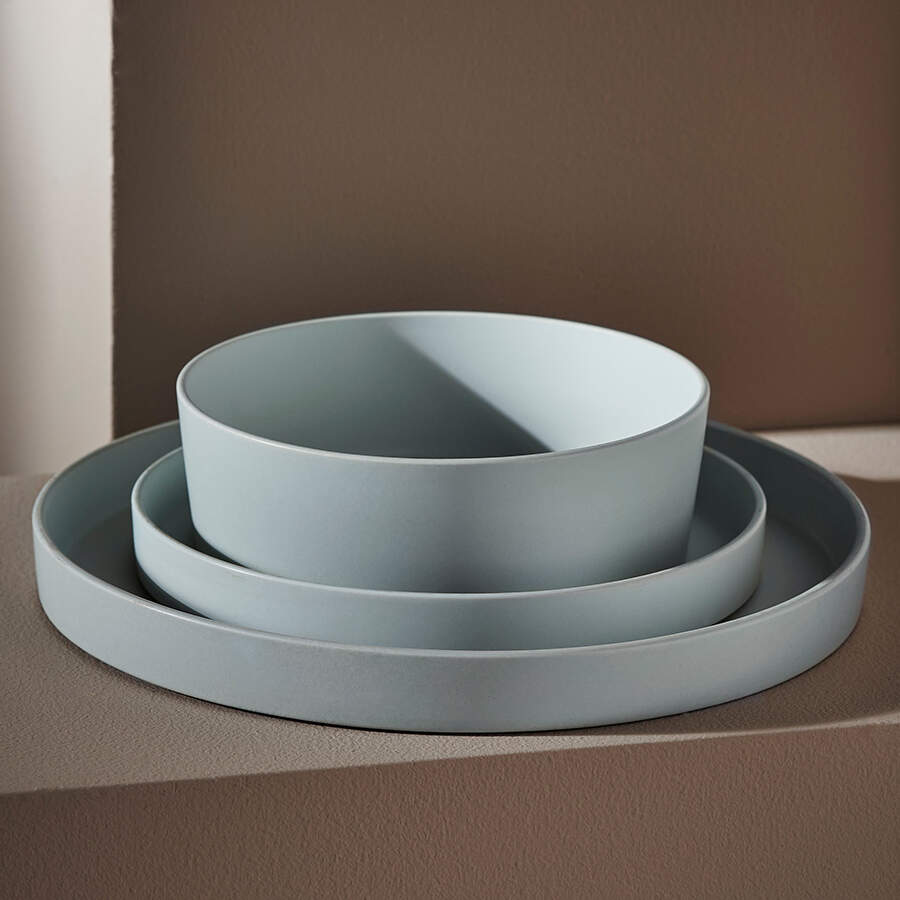 Modan Blue Dinner Plate by Stone Lain-1