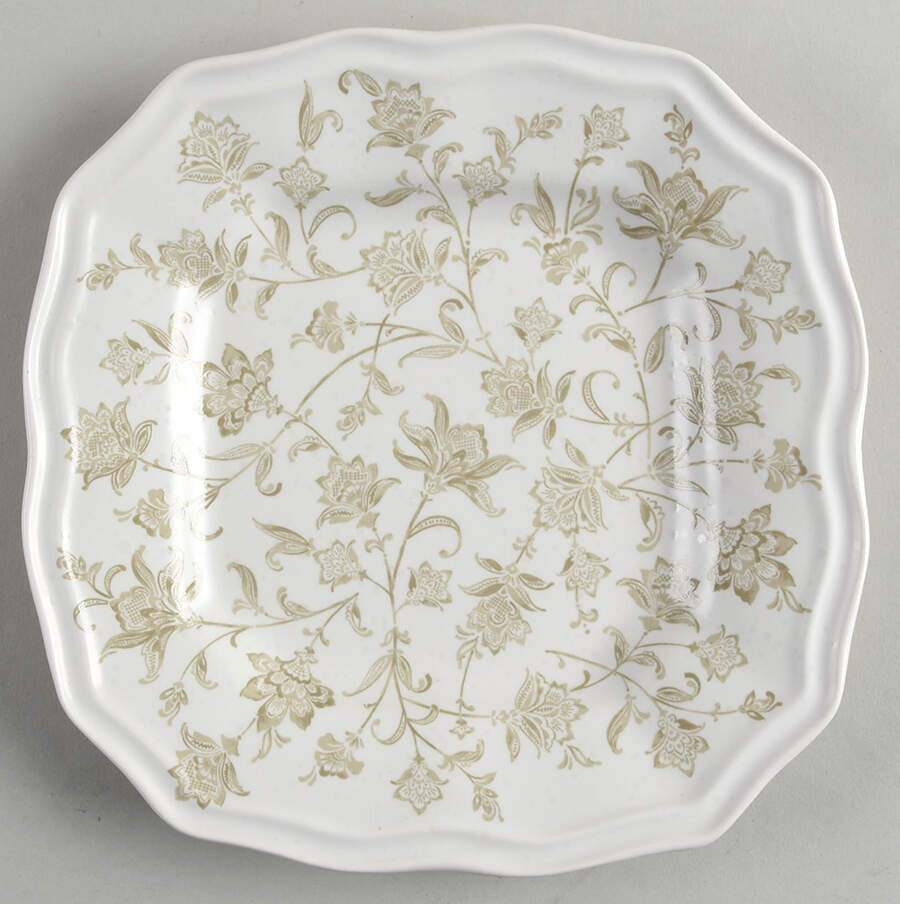 Batik Toile Square Salad Plate by 222 Fifth (PTS)-1