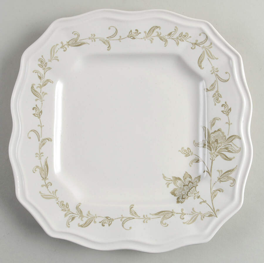 Batik Toile Square Dinner Plate by 222 Fifth (PTS)-1