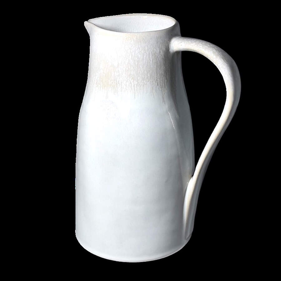 Lily Valley 64 Oz Pitcher by Carmel Ceramica-1