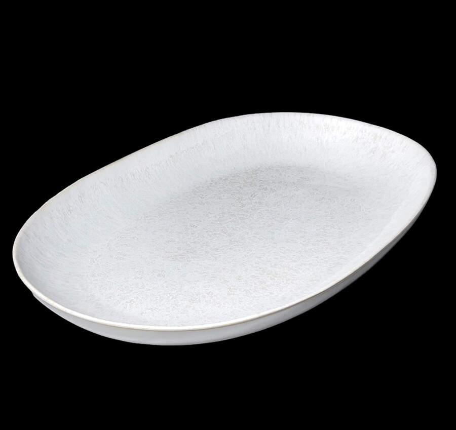 Lily Valley Oval Centerpiece by Carmel Ceramica-1