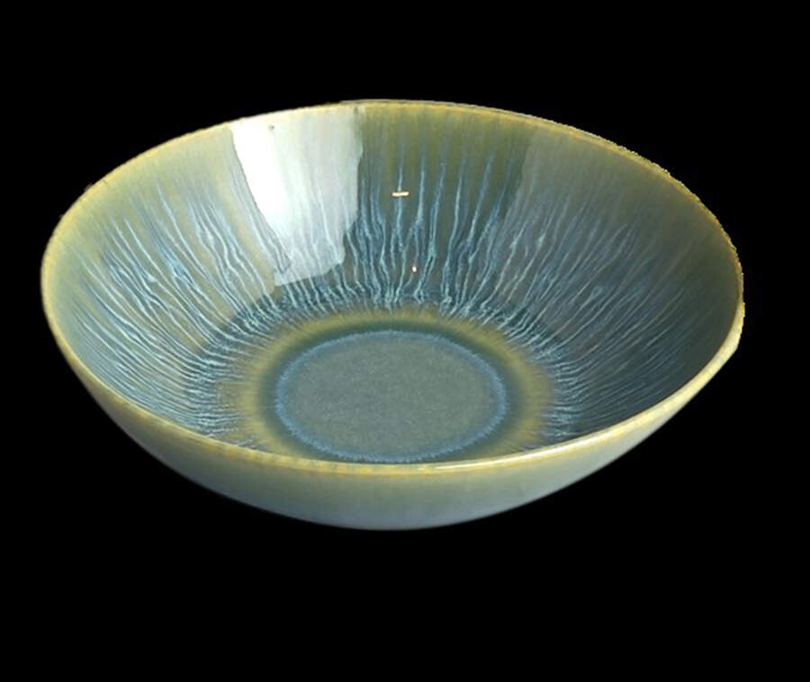 Stillwater Verde Soup/Cereal Bowl by Carmel Ceramica-1