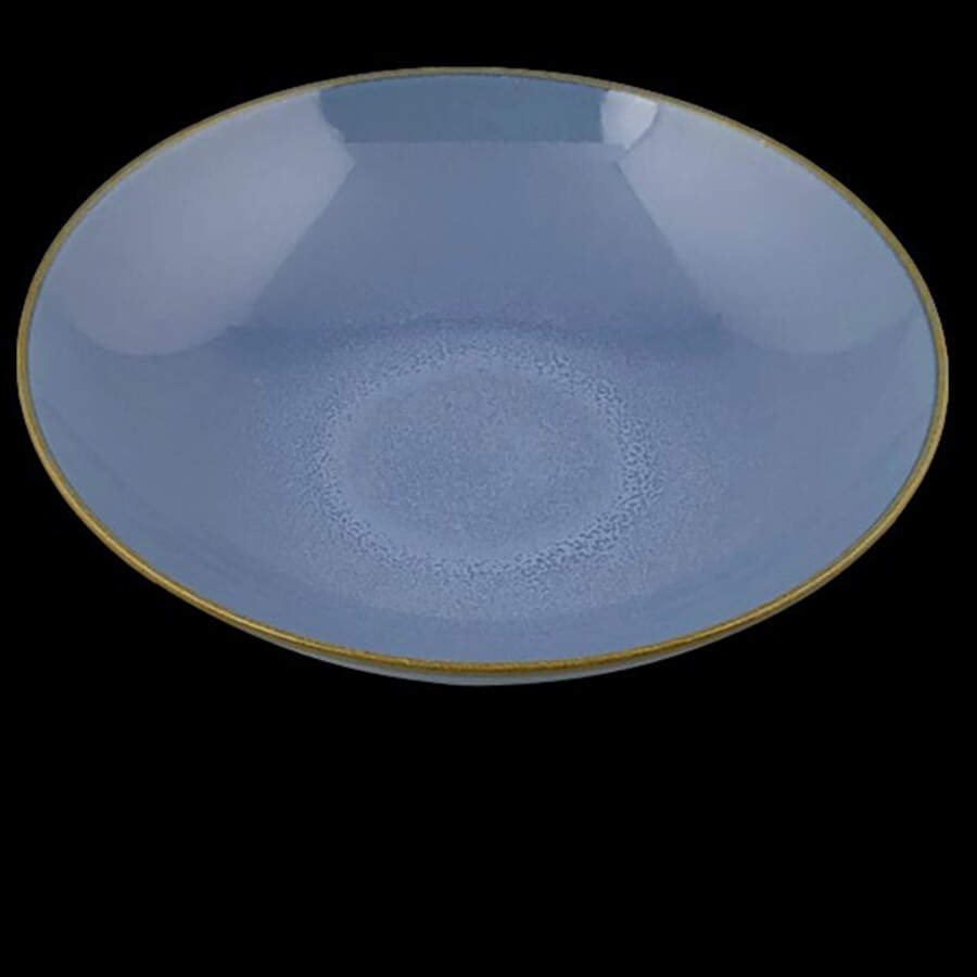 Rhapsody Blue 8" Individual Pasta Bowl by Carmel Ceramica-1