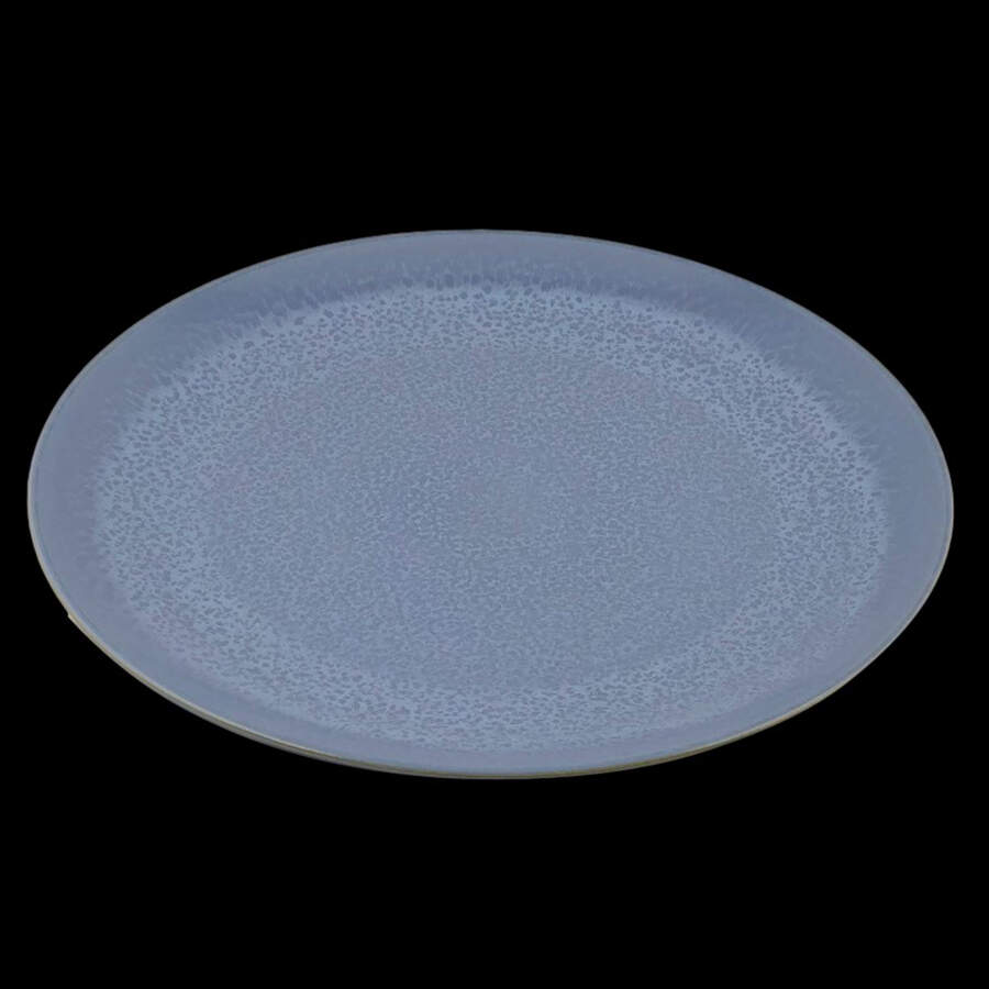Rhapsody Blue 12" Chop Plate (Round Platter) by Carmel Ceramica-1