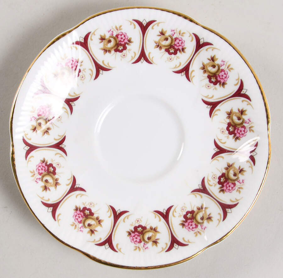 2SL1 Saucer by St Louis Bone China-1