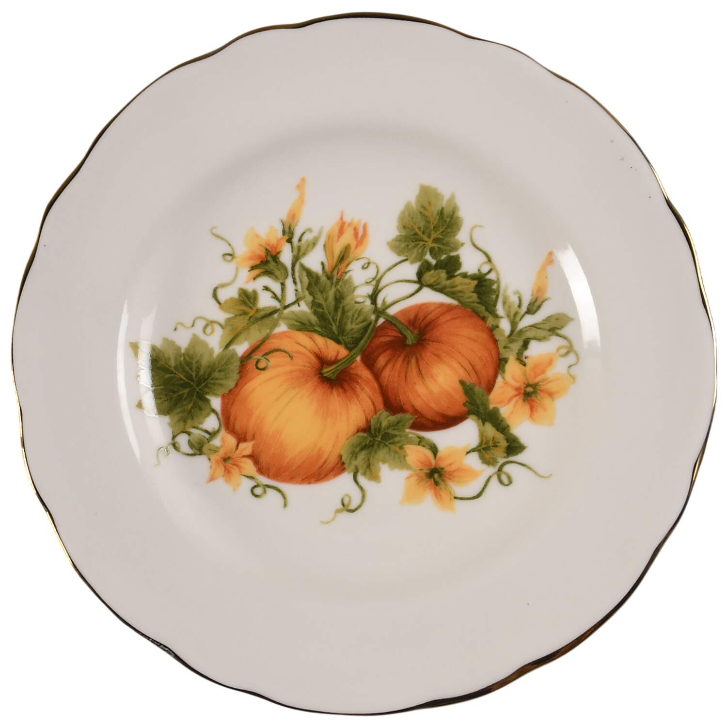 Classic Pumpkin Salad Plate by 222 Fifth (PTS)-1