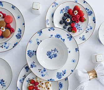 Viola Dinner Plate by Stone Lain-1