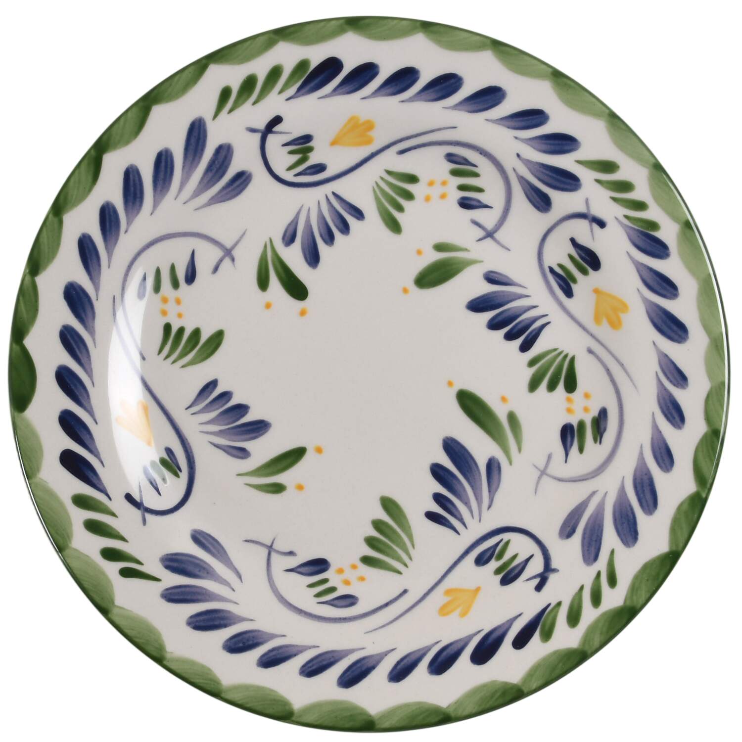 Puebla Multicolor Dinner Plate by Anfora (Mexico)-1