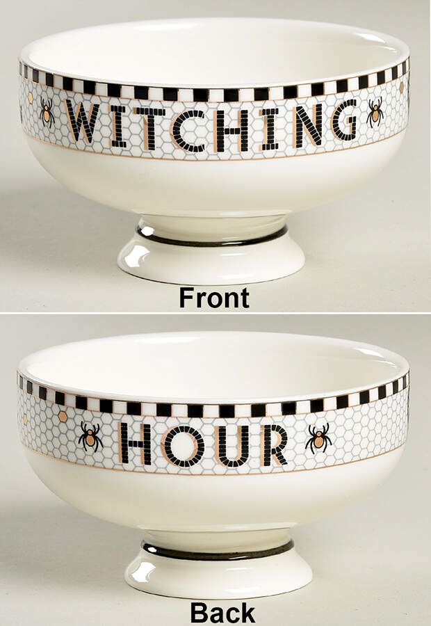 Bistro Tile Halloween Nut Dish by Anthropologie-1
