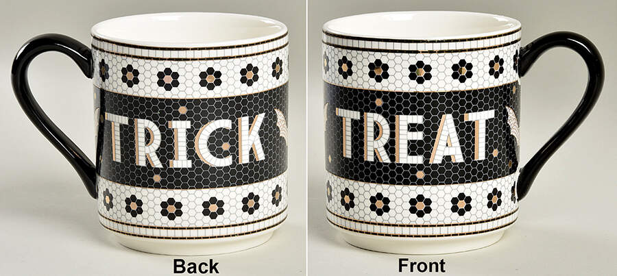 Bistro Tile Halloween Mug by Anthropologie-1