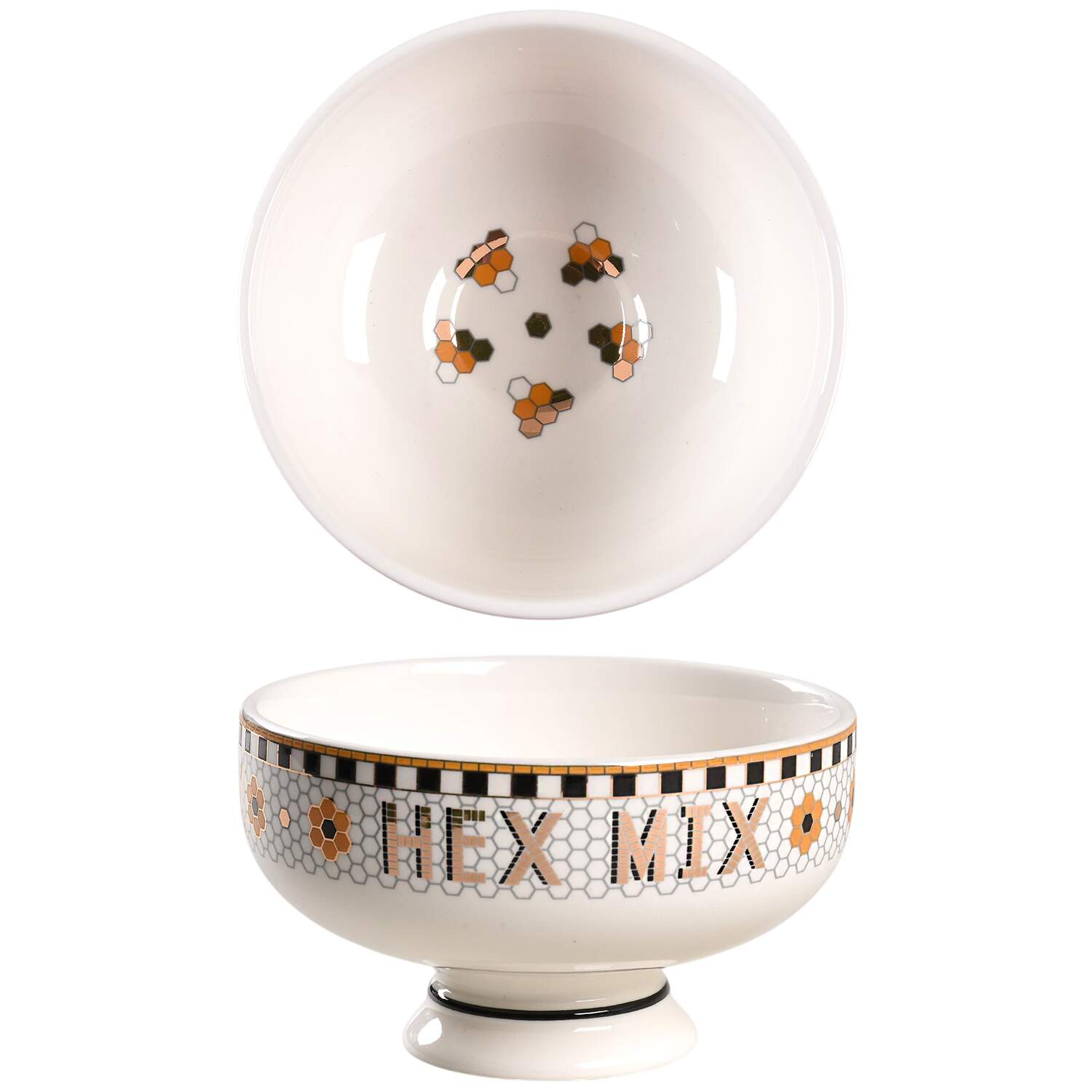 Bistro Tile Halloween Nut Dish by Anthropologie-1