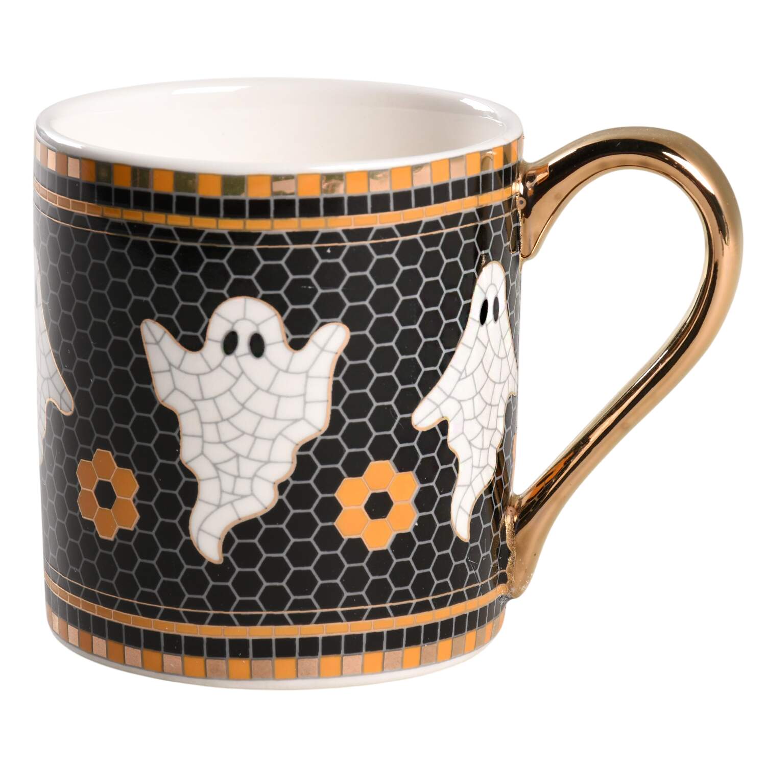 Bistro Tile Halloween Cup Only-Espresso by Anthropologie-1