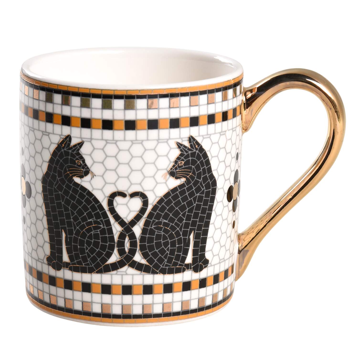 Bistro Tile Halloween Cup Only-Espresso by Anthropologie-1