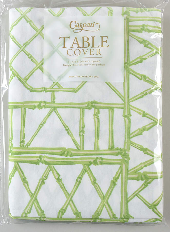 Table Decor 60" X 96" Paper Rectangular Tablecloth by Caspari-1
