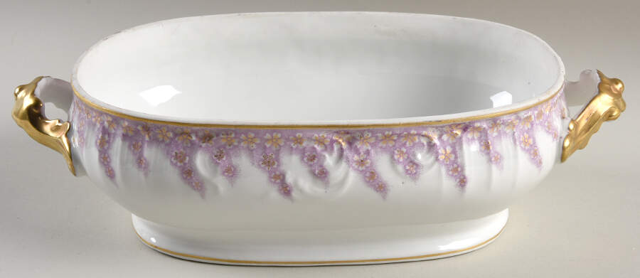 AKF91 Oval Vegetable No Lid by A Klingenberg France-Austria-1