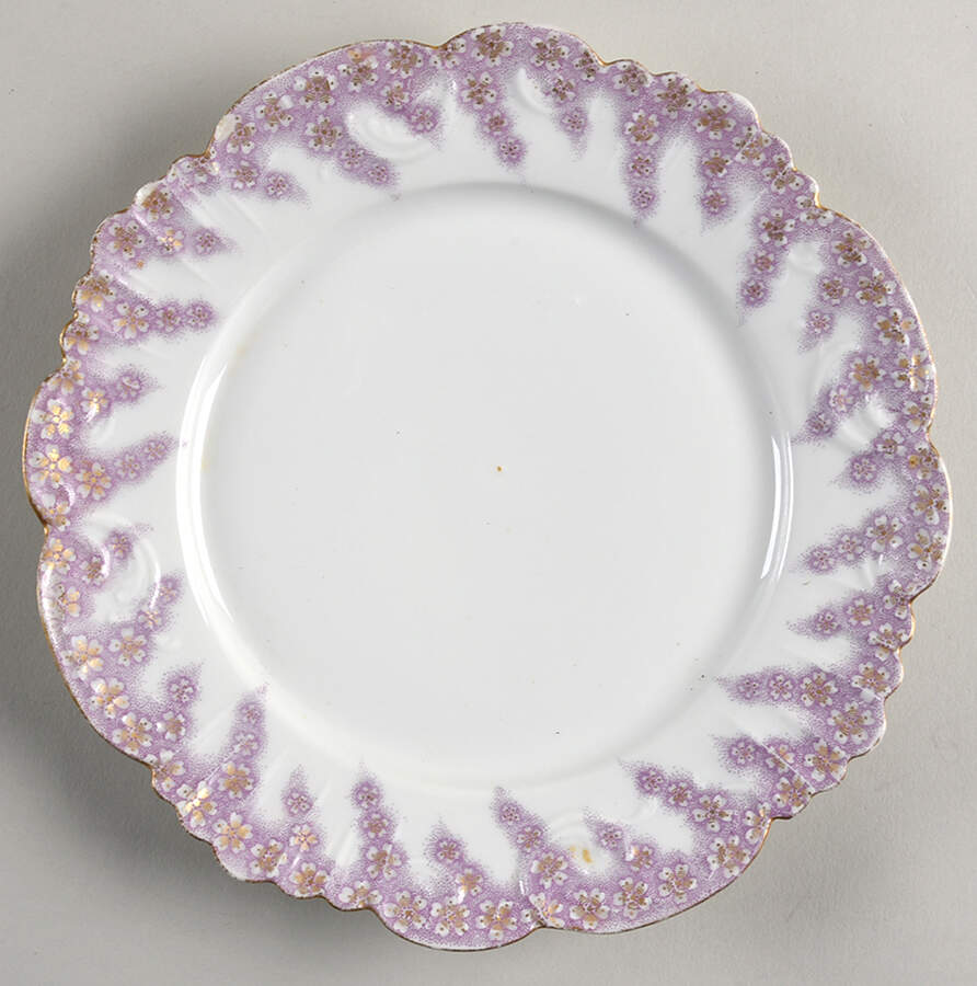 AKF91 Bread & Butter Plate by A Klingenberg France-Austria-1