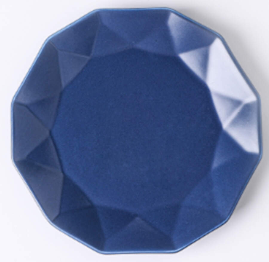 Jaime Blue Salad Plate by Stone Lain-1