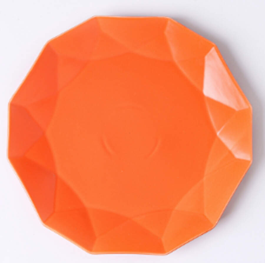 Jaime Orange Dinner Plate by Stone Lain-1