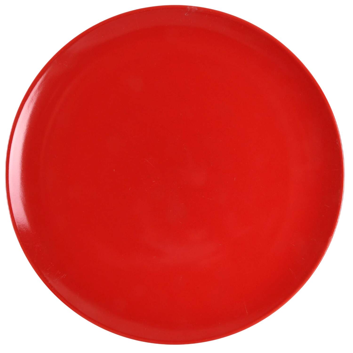 Fire Brigade Red Dinner Plate by Amazon Basics-1