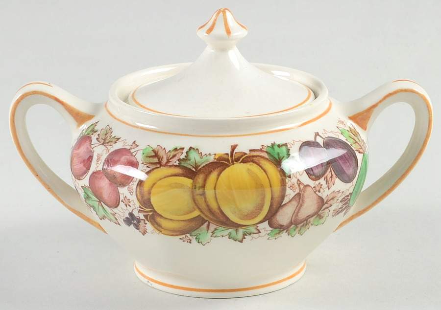 BAB4 Sugar Bowl & Lid by Barker Bros Ltd-1