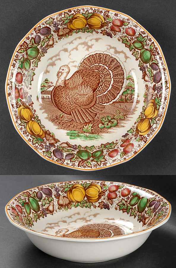 BAB4 9" Round Vegetable Bowl by Barker Bros Ltd-1