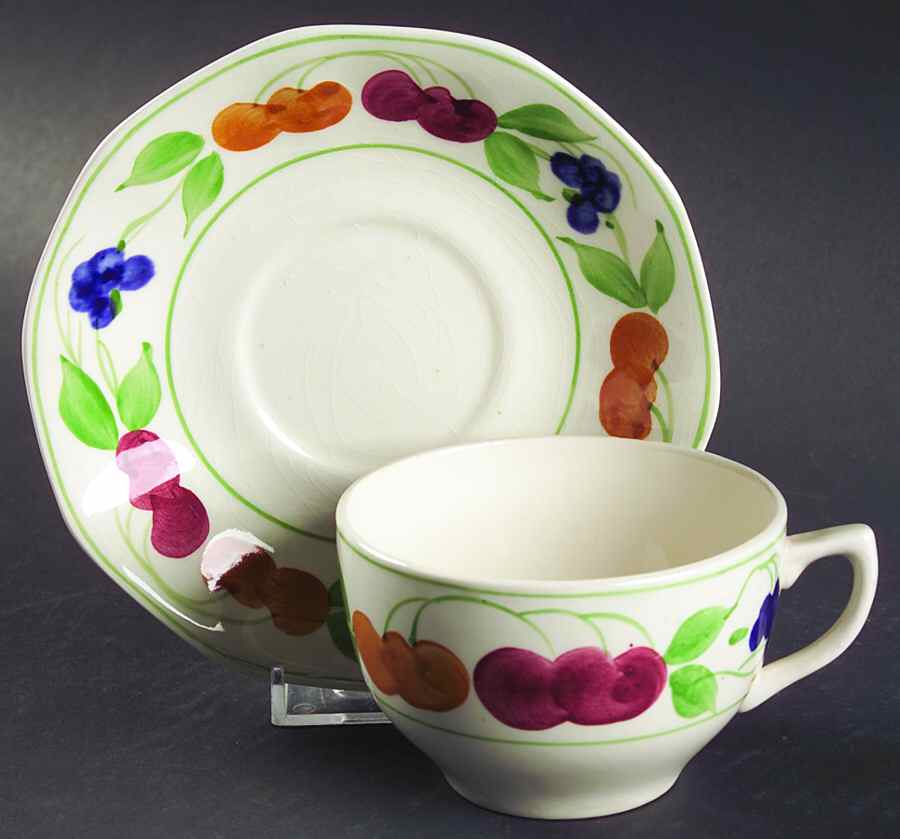 BAB5 Flat Cup & Saucer Set by Barker Bros Ltd-1
