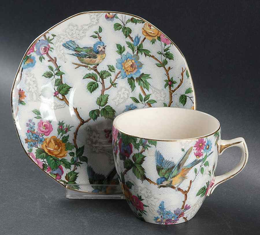 Lorna Doone Flat Cup & Saucer Set by Barker Bros Ltd-1
