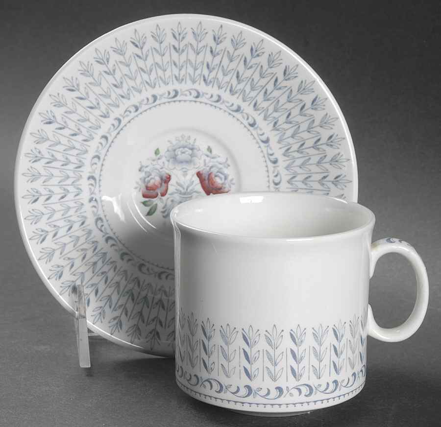 Melody Flat Cup & Saucer Set by Barker Bros Ltd-1